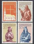 Liechtenstein 1966 Church / Buildings / Architecture / Statues / Art / Craft 4v set n37735