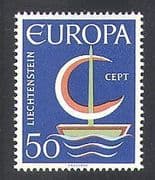 Liechtenstein 1966 Europa / Ship / Boat / Animation 1v (n37736)
