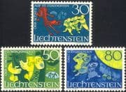 Liechtenstein 1968 Sagas/ Legends/ Tales/ Dog/ Goblin/ Animation 3v set (L1006)