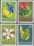Liechtenstein 1971 Flowers/ Plants/ Nature/ Cyclamen/ Columbine 4v set (l1014)