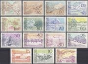 Liechtenstein 1972 Tourism/ Landscapes/ Views/ Mountains/ Rivers/ Buildings 15v set (L1009)