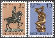 Liechtenstein 1974 Europa/ Art/ Statues/ Sculptures/ Sculptors/ Soldier/ Horse/ Aphrodite 2v set (n43032)