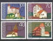 Liechtenstein 1975 Buildings / Architecture / Conservation / Heritage 4v set (n37725)