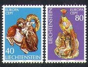 Liechtenstein 1976 Europa / Ceramics / Pheasant / Sheep / Birds / Animals / Art 2v (n38494)