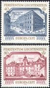 Liechtenstein 1978 Europa/ Architecture/ Buildings/ Castle/ Palace/ Heritage/ History 2v set (n42732)