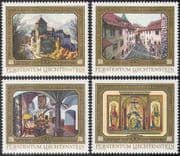 Liechtenstein 1978 Vaduz Castle/ Buildings/ Architecture/ Art/ Painting/ Heritage/ History 4v set (n42343)