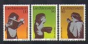 Liechtenstein 1979 Children / Welfare / IYC / Reading / Books / UN / UNICEF 3v set (n38482)