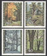 Liechtenstein 1980 Trees / Forest / Plants / Nature / Seasons / Environment 4v set n37738