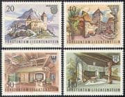 Liechtenstein 1981 Gutenberg Castle/ Buildings/ Architecture/ History/ Heritage/ Mountains 4v set (n41780)