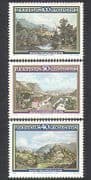 Liechtenstein 1982 Menzinger / Artists / Art / Paintings / Landscapes 3v set (n37729)