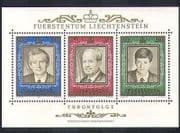 Liechtenstein 1988 Prince Francis Joseph II / Royalty / Royal / People 3v m / s (n38479)