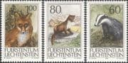 Liechtenstein 1993 Fox/ Badger/ Marten/ Animals/ Nature/ Wildlife 3v set (n21203)