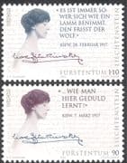 Liechtenstein 1996 Europa/ Famous Women/ Countess Kinsky/ Royalty 2v set (n43029)