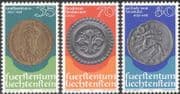 Liechtenstein 1997 Coins/ Money/ Currency/ Commerce/ Business/ History 3v set (n43796)