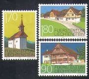 Liechtenstein 1998 Buildings / Architecture / Conservation / Heritage 3v set (n37175)