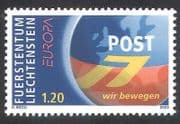Liechtenstein 2003 Europa / Poster Art / Design / Postal 1v (s4289)