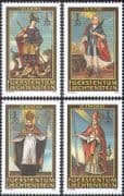 Liechtenstein 2003 Saints/ People/ Religion/ Church/ Dragon/ Animals 4v set (n42730)