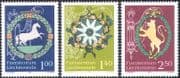Liechtenstein 2005 Inn Signs/ Horse/ Flower/ Lion/ Art/ Painting/ Animals/ Pubs/ Alcohol/ Business 3v set (n42724)