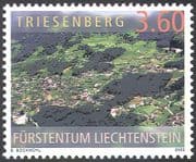 Liechtenstein 2005 Tourism/ Aerial Views/ Triesenberg/ Buildings/ Pastures/ Farming/ Nature 1v (n42673)