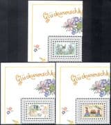Liechtenstein 2007 Greetings Cards/ Swallow/ Birds/ Dog/ Postman/ Animation 3v (n42346)