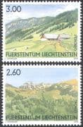 Liechtenstein 2008 Alpine Pastures/ Farming/ Nature/ Mountains/ Tourism 2v set (n42657)