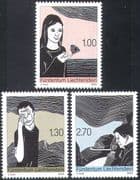 Liechtenstein 2009 Stephan Sude/ Artists/ Linocuts/ Art/ Paintings 3v set (n42372)