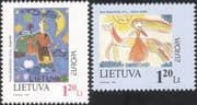 Lithuania 1997 Europa/ Tales/ Legends/ Paintings/ Stories/ Rainbow 2v set (ex1071)