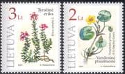 Lithuania 2001 Flowers/ Nature/ Plants/ Red Book/ Conservation 2v set (n32774)