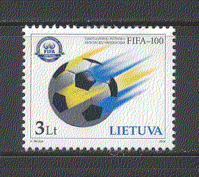 Lithuania 2004 Football / Soccer / 100 yrs FIFA 1v (n19704)