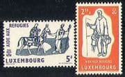 Luxembourg 1960 WRY / Refugees / Horse / Welfare 2v (n29031)