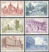 Luxembourg 1963 Palaces/ Abbey/ Castles/ Towers/ Buildings/ Architecture/ StampEx/ History/ Heritage 6v set (n42749)