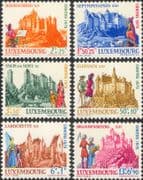 Luxembourg 1970 Caritas/ Charity/ Health/ Welfare/ Castles/ Buildings/ Architecture 6v set (n46100)