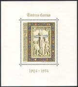 Luxembourg 1974 Christmas/ Greetings/ Welfare/ Charity/ Art/ Books/ Xmas 1v m/s (n41421)