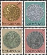 Luxembourg 1979 Coins/ Money/ Currency/ Commerce/ Business/ History 4v set (n43489)