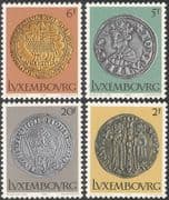 Luxembourg 1980 Coins/ Money/ Currency/ Commerce/ Business/ History 4v set (n43491)