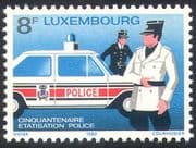 Luxembourg 1980 Police/ Cars/ Law/ Order/ Motoring /People/ Transport 1v (n23872)