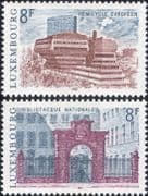 Luxembourg 1981 Tourism/ Library/ Parliament/ Buildings/ Architecture 2v set (lu10119)