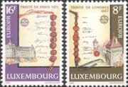 Luxembourg 1982 Europa/ Historical Treaties/ Buildings/ Architecture 2v set (n46397)