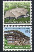 Luxembourg 1987 Europa / Buildings / Architecture / Swimming / Justice 2v set (n34070)