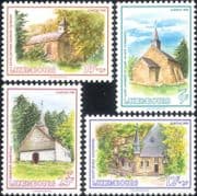 Luxembourg 1989 Caritas/ Charity/ Church/ Chapels/ Welfare/ Buildings/ Architecture 4v set lu10172