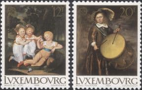 Luxembourg 1989  Europa/ Children's Games/ Art/ Paintings/ Drum/ Music/ Artists  2v set (n46399)