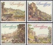 Luxembourg 1990 Art/ Artists/ Fortress/ Soldiers/ Buildings/ Architecture/ Military/ Paintings/ Culture 4v set (lu10104)
