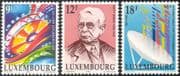 Luxembourg 1990 ITU-UIT/ Communications/ Radio Dish Aerial/ B Weber/ Writer/ Authors/ Literature/ Funfair/ Fun Fair 3v set (lu10100)