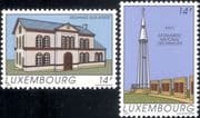 Luxembourg 1991 Tourism/ Miners/ Coal Mining/ Buildings/ Architecture 2v set (lu10171)