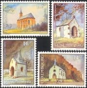Luxembourg 1991 Welfare Fund/ Chapels/ Churches/ Buildings/ Architecture 4v set (n45667)