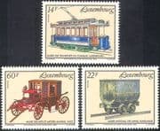 Luxembourg 1993 Electric Tram/ Iron Ore Wagon/ Carriage/ Mining / Rail/ Transport 3v set (n26043)