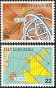 Luxembourg 1994 Europa/ Discoveries/ Globe/ Compass/ Chart/ Sails/ Exploration/ Explorers 2v set (lu10106)