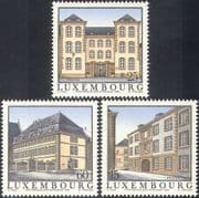 Luxembourg 1994 Former Refuges/ Buildings/ Architecture /Convent/ Abbey/ Animation 3v set (n34069)