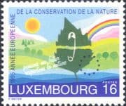 Luxembourg 1995 Nature Protection/ Conservation Year/ Leaf/ Rainbow 1v (n46540)