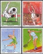 Luxembourg 2005 Sports/ Games/ Basketball/ Judo/ Tennis/ Skating 4v set (n36393)
